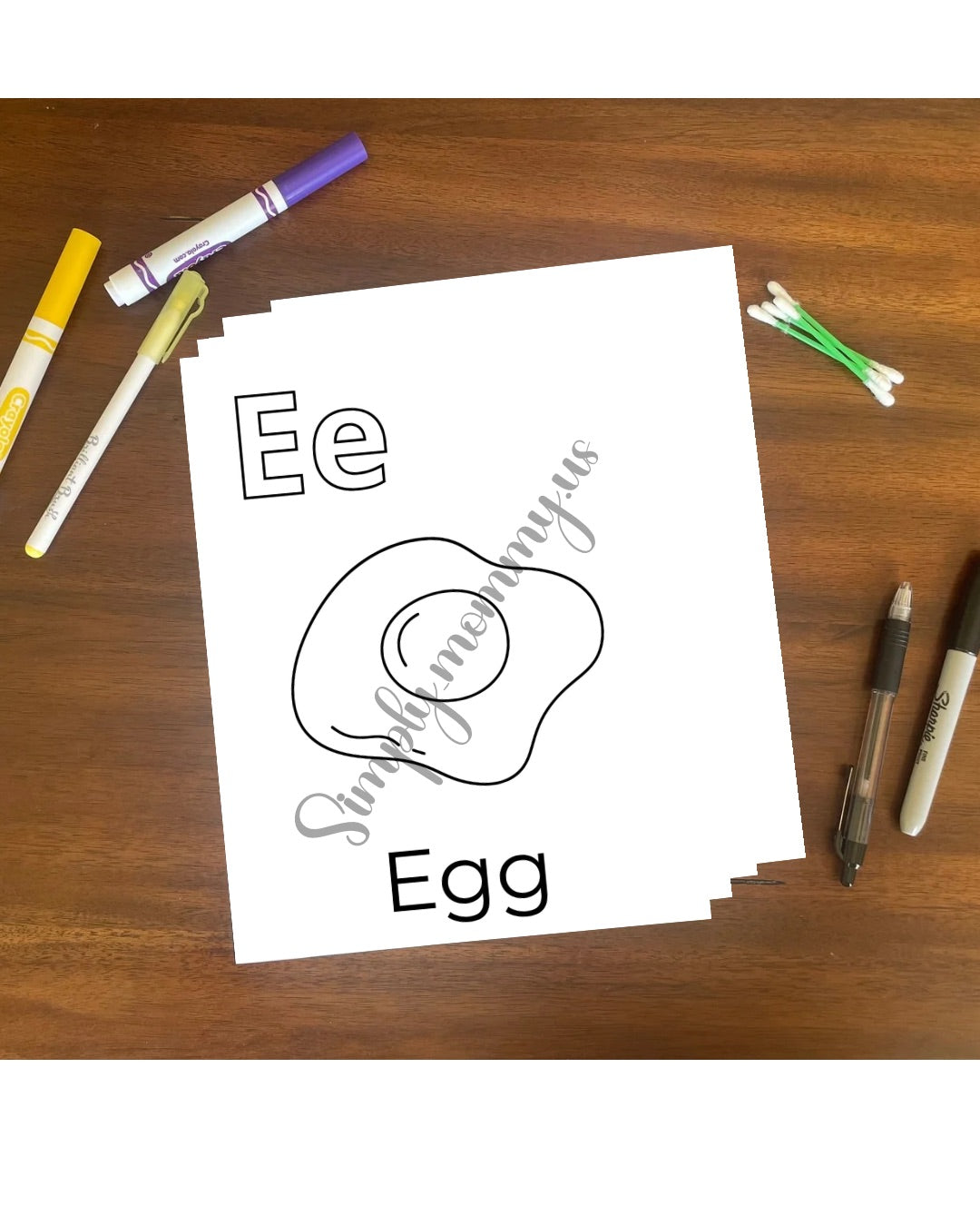 Letters Coloring Pages