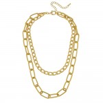 Hera Curb-Link Layered Necklace