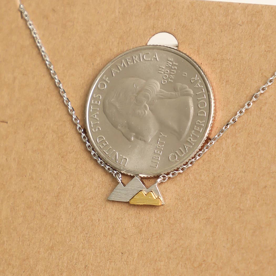 Double Mini Mountain Necklace