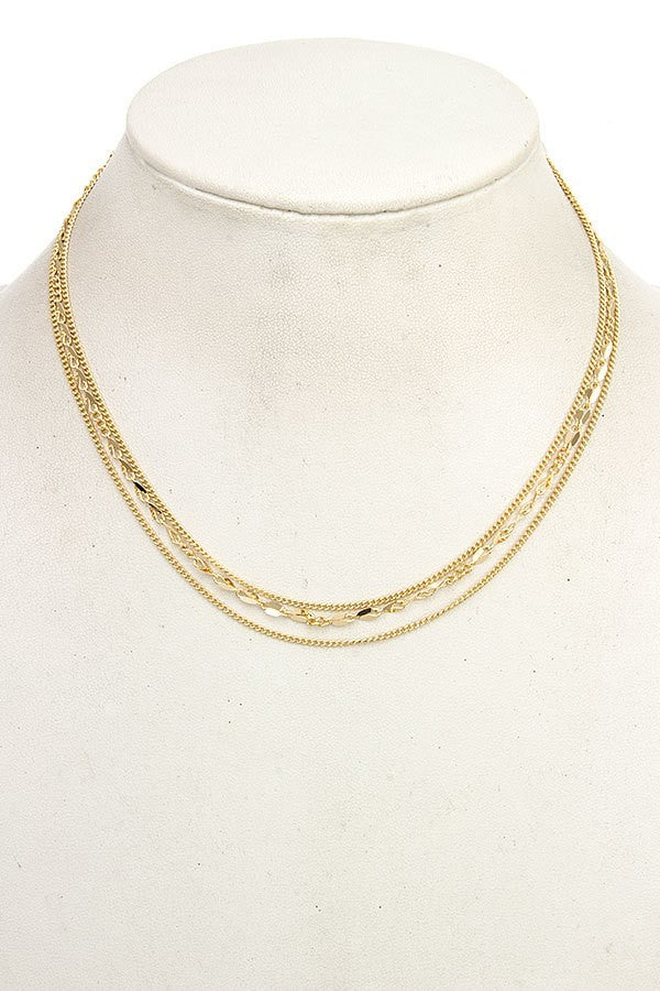 Multi Layer Chain Necklace