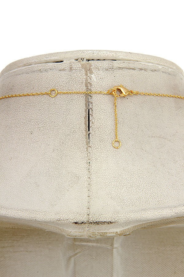 Oval Dangle Pendant Necklace