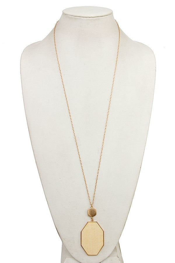 Wooden Framed Pendant