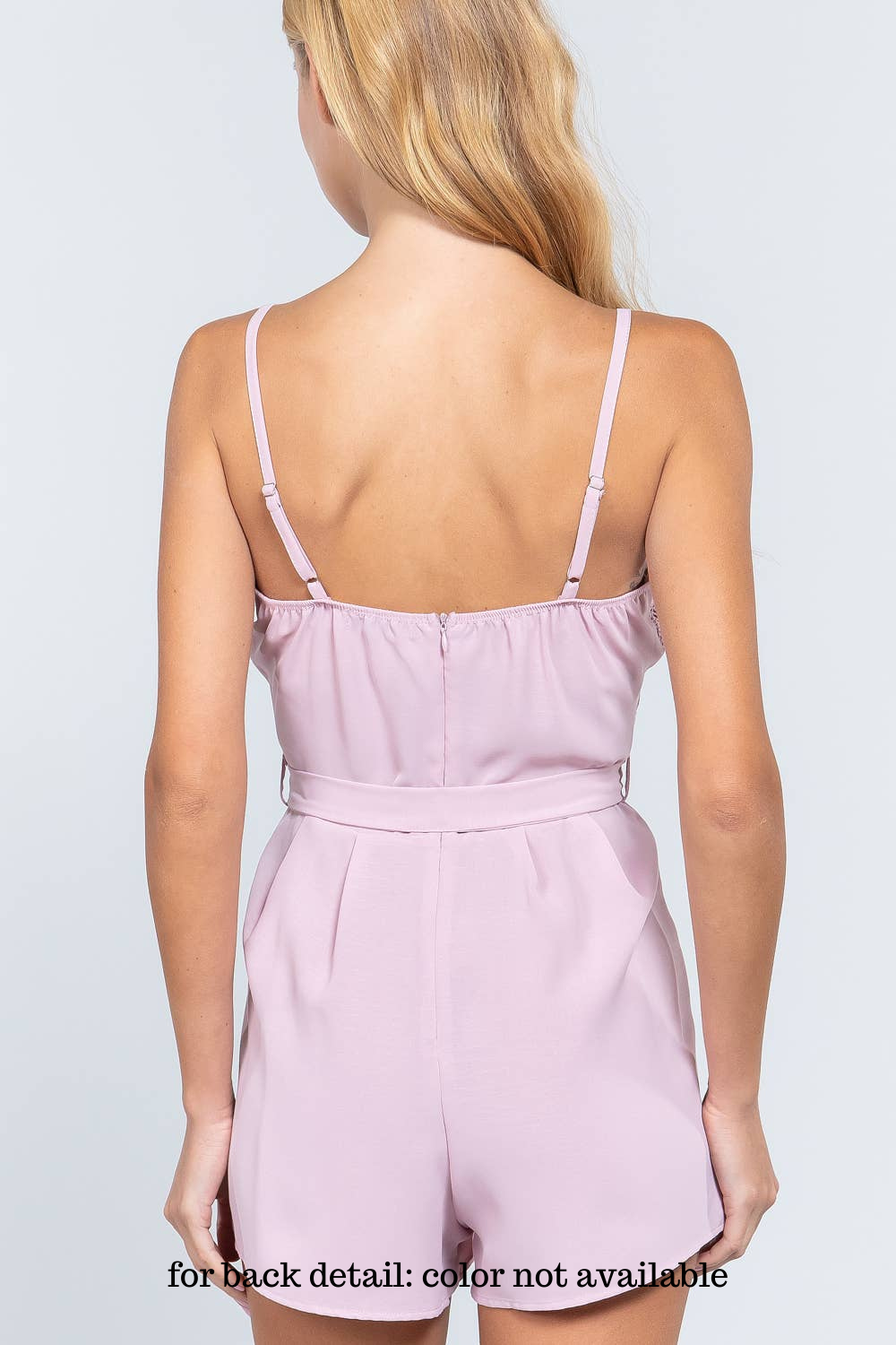 Lace Detail Romper (2colors)
