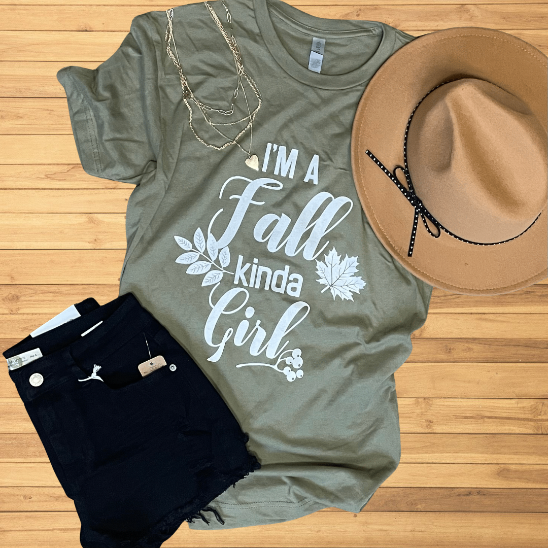 Fall Girl Printed Tee