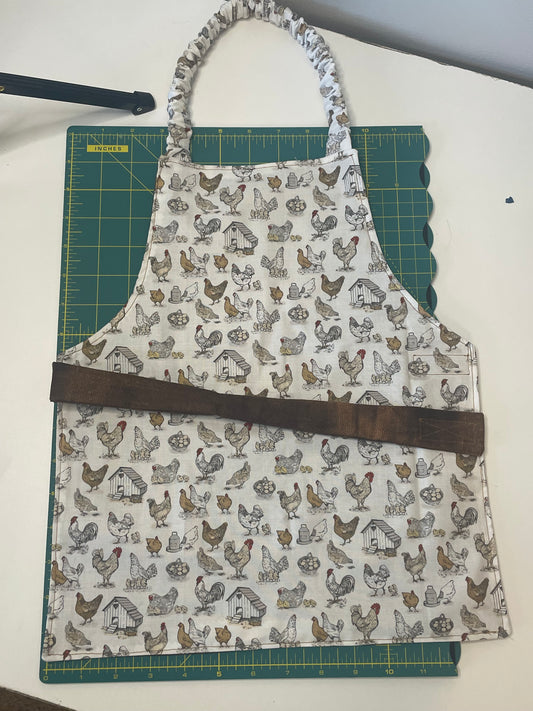 Chickens Toddler Apron