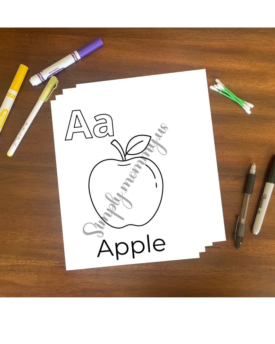 Letters Coloring Pages