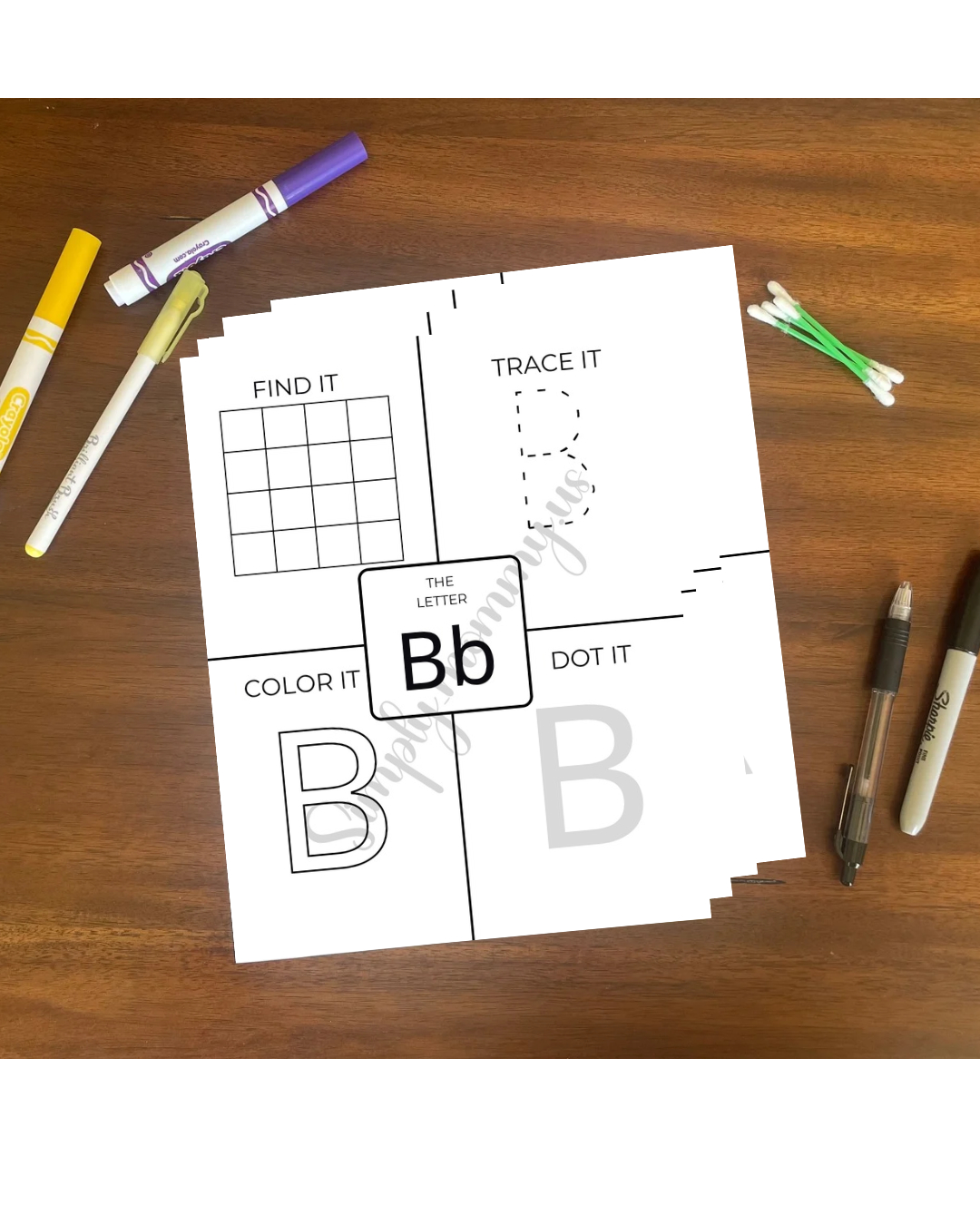 Learning Letters A-Z (upper case only)