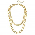 Hera Curb-Link Layered Necklace