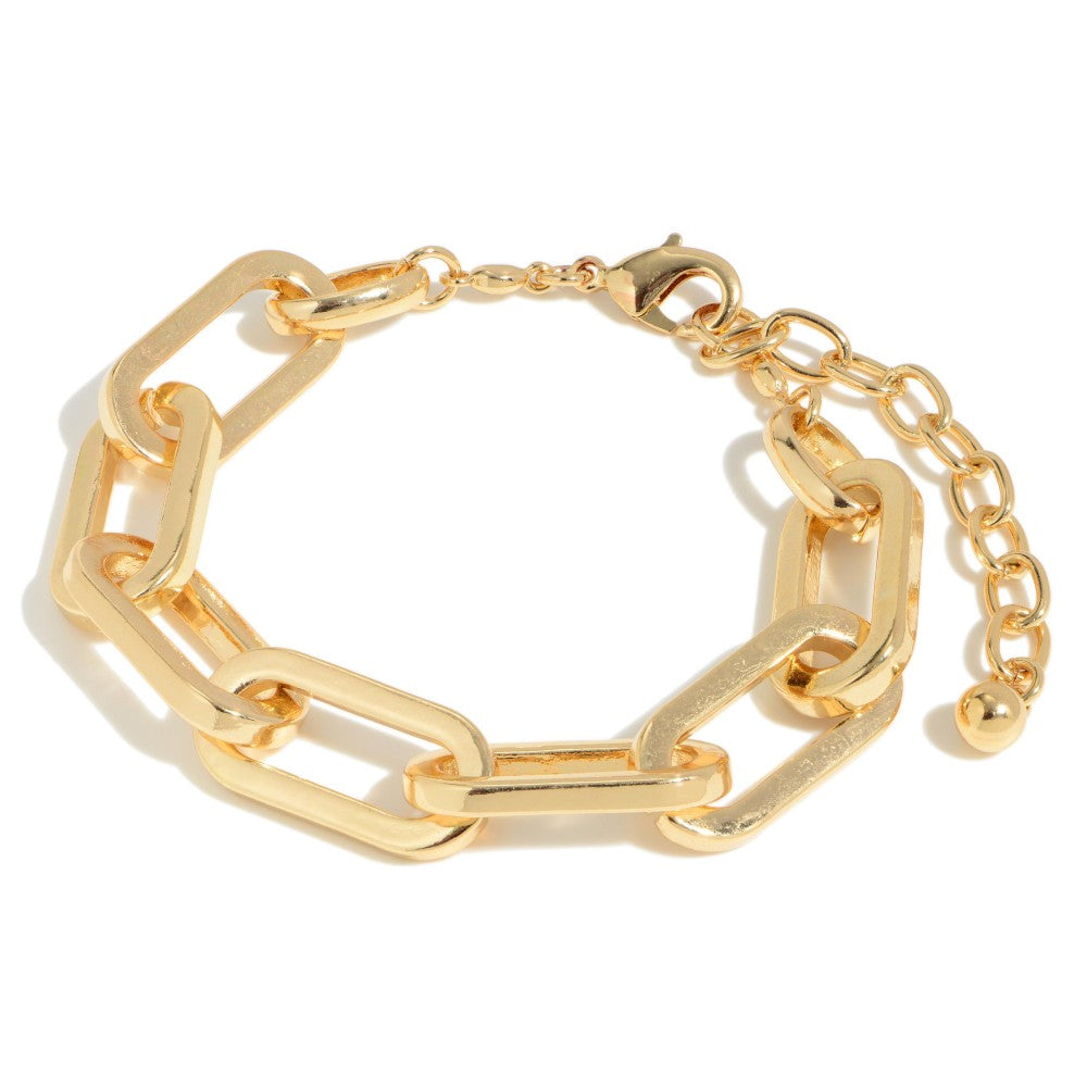 Chain Link Statement Bracelet