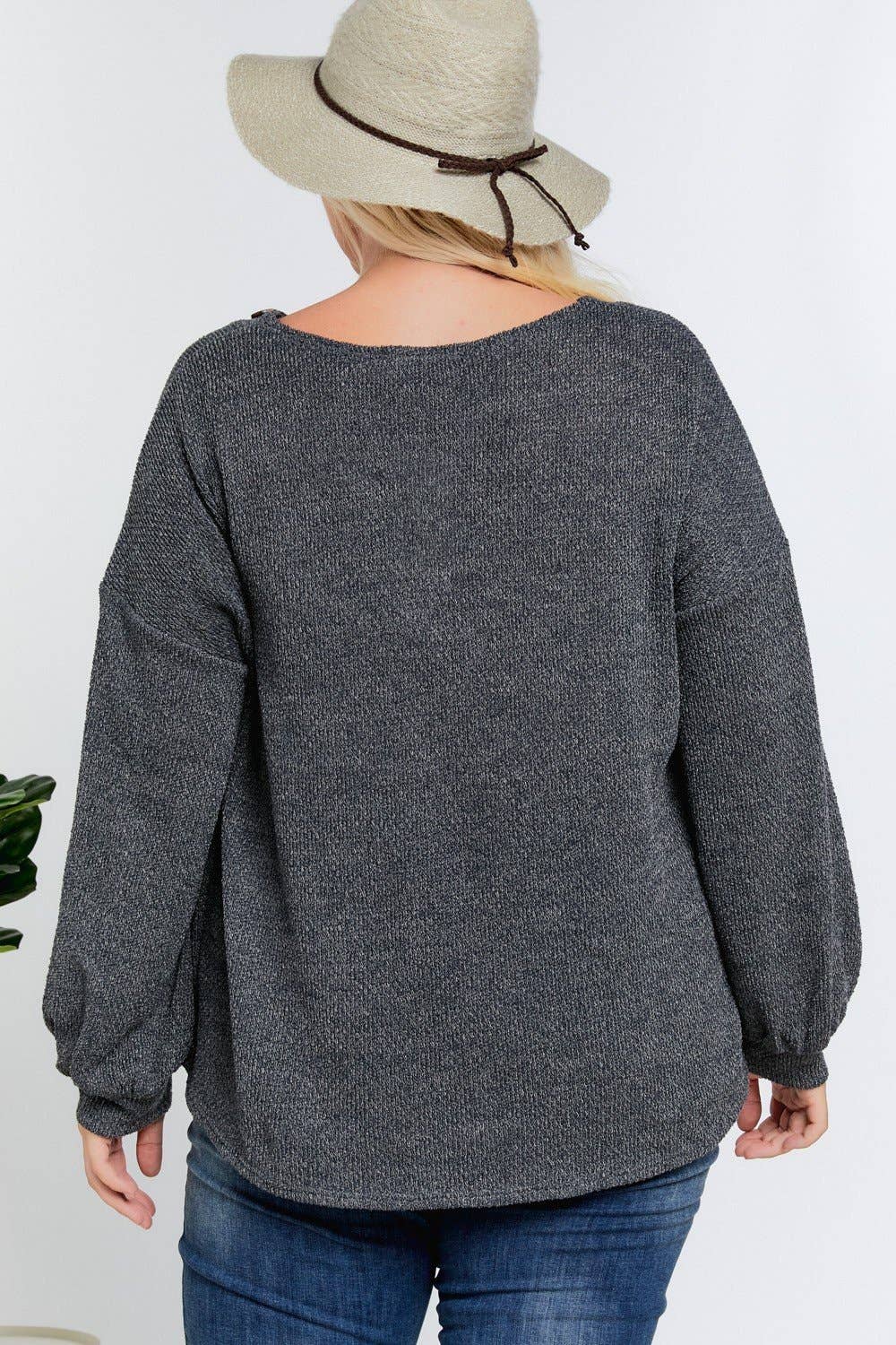 Grey Knit Sweater