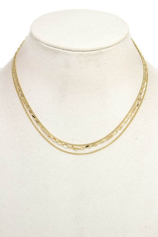 Multi Layer Chain Necklace