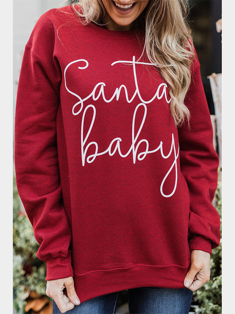 Santa Baby Crew Neck Sweater