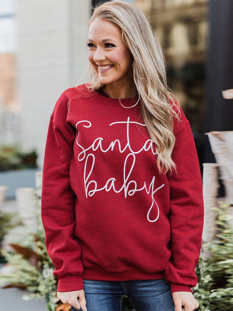 Santa Baby Crew Neck Sweater