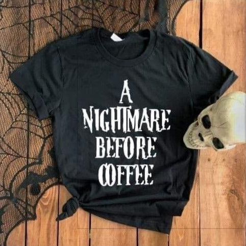 Nightmare Before COFFEE Printed Tee