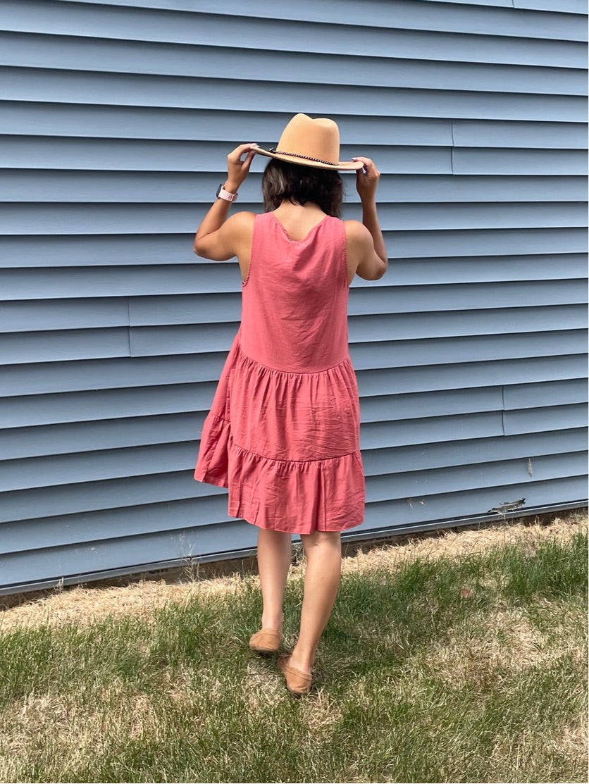 Delicate Crochet Lace Sleeveless Mini Dress