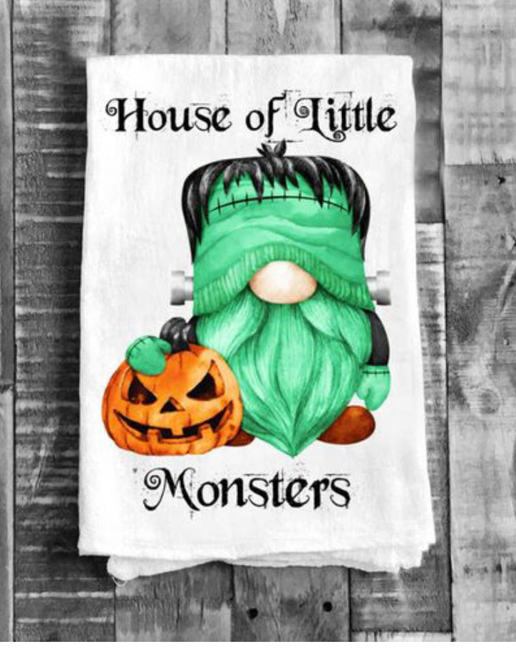 House of Monsters Tea Towel