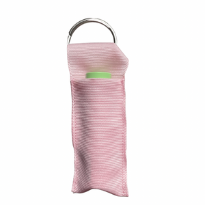 Lip Balm Holder- Pink Key Chain
