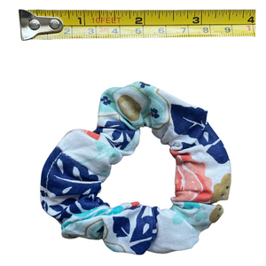 Spring Floral Scrunchie Fine Hair