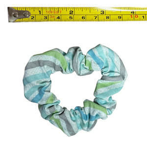 Beach Towel Stripes Scrunchie Thin Hair