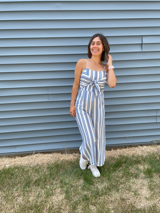 Front Tie Jumpsuit