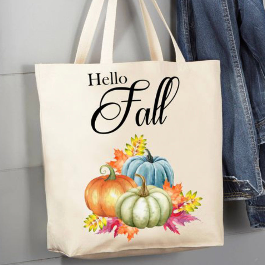 Hello Fall Tote Bag