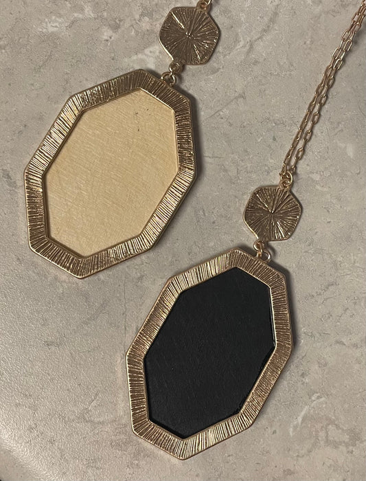 Wooden Framed Pendant